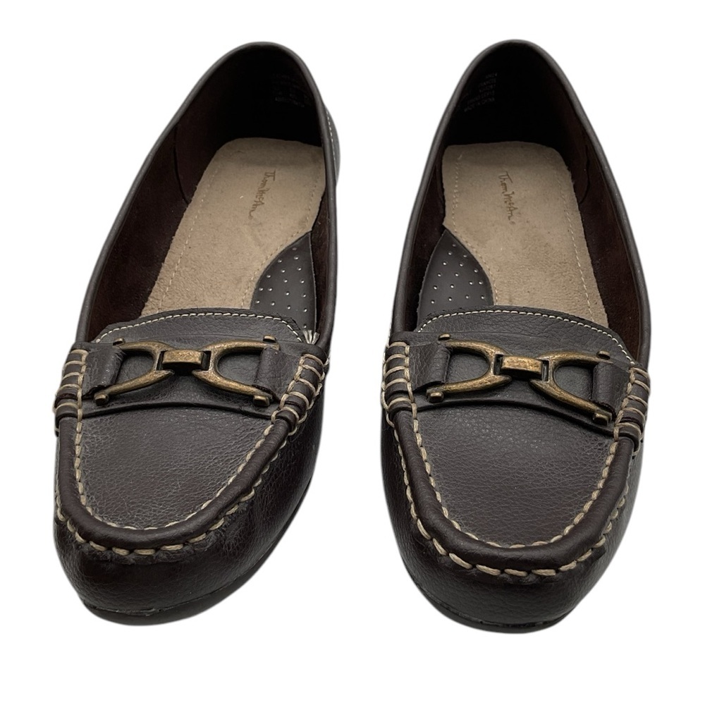 Tom McAnn Brown leather Loafers‎ size 8.5 wide